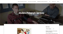 Desktop Screenshot of modernpolygraph.com