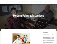 Tablet Screenshot of modernpolygraph.com